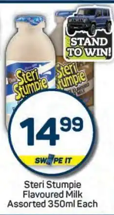 Pick n Pay Steri Stumpie Flavoured Milk offer