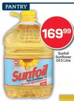 Pick n Pay Sunfoil Sunflower Oil 5 Litre offer