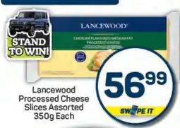 Pick n Pay Lancewood Processed Cheese Slices Assorted 350g Each offer