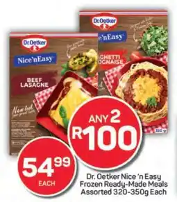 Pick n Pay Dr. Oetker Nice 'n Easy Frozen Ready-Made Meals offer