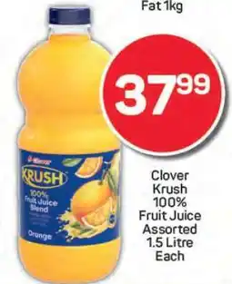 Pick n Pay Clover Krush 100% Fruit Juice Assorted offer