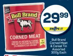 Pick n Pay Bull Brand Corned Meat & Cereal Tin Assorted offer