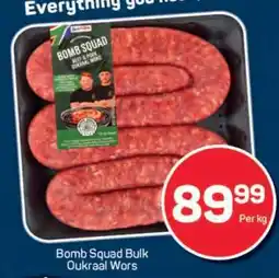 Pick n Pay Bomb Squad Bulk Oukraal Wors offer