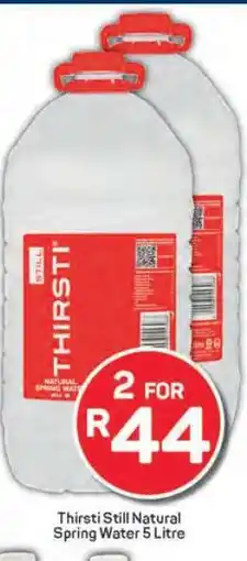Pick n Pay Thirsti Still Natural Spring Water 5 Litre offer