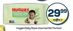 Pick n Pay Huggies Baby Wipes Assorted 56/72s Each offer