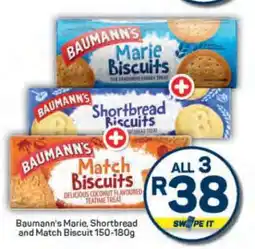 Pick n Pay Baumann's Marie, Shortbread and Match Biscuit offer