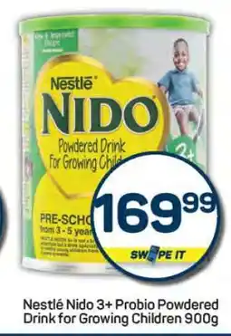 Pick n Pay Nestlé Nido 3+ Probio Powdered Drink for Growing Children 900g offer
