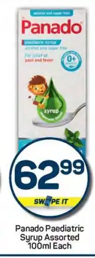 Pick n Pay Panado Paediatric Syrup Assorted 100ml Each offer