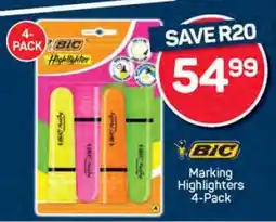 Pick n Pay BIC Marking Highlighters 4-Pack offer