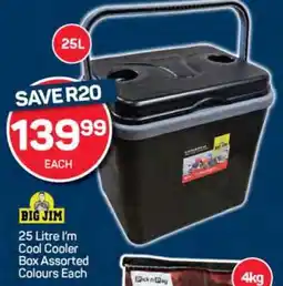 Pick n Pay BIG JIM 25 Litre I'm Cool Cooler Box offer