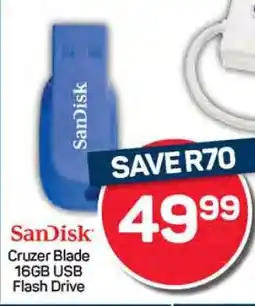 Pick n Pay SanDisk Cruzer Blade 16GB USB Flash Drive offer