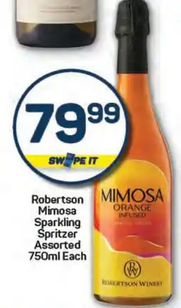 Pick n Pay Robertson Mimosa Sparkling Spritzer Assorted 750ml Each offer