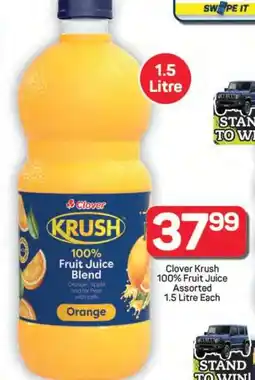Pick n Pay Hypermarket CLOVER Krush 100% Fruit Juice offer