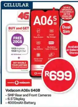 Pick n Pay Vodacom A06s 64GB offer