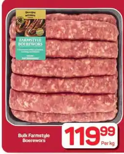 Pick n Pay Hypermarket Bulk Farmstyle Boerewors offer
