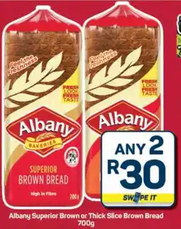 Pick n Pay Hypermarket Albany Superior Brown or Thick Slice Brown Bread offer