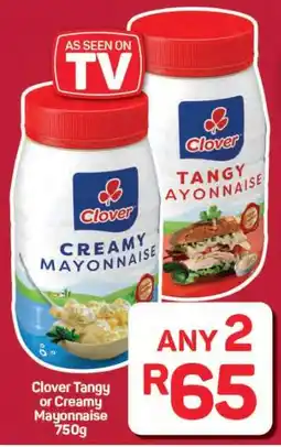 Pick n Pay Hypermarket Clover Tangy or Creamy Mayonnaise offer