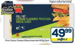 Pick n Pay Hypermarket First Choice Cheese Slices Assorted 400g Each offer