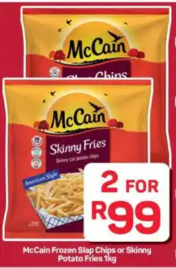 Pick n Pay Hypermarket McCain Frozen Slap Chips or Skinny Potato Fries offer