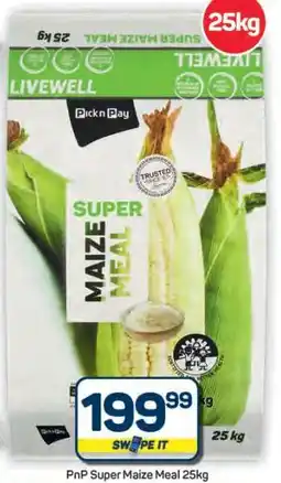 Pick n Pay Hypermarket PnP Super Maize Meal 25kg offer