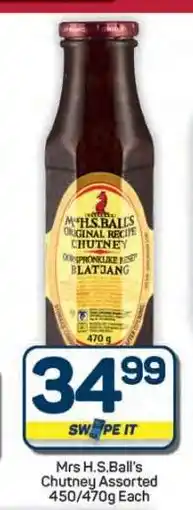 Pick n Pay Hypermarket Mrs H.S.Ball's Chutney Assorted offer