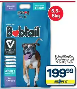 Pick n Pay Hypermarket Bobtail Dry Dog Food Assorted 5.5-8kg offer