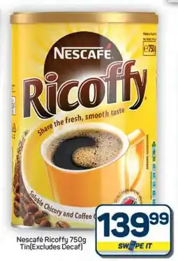 Pick n Pay Hypermarket Nescafé Ricoffy 750g Tin offer