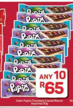 Pick n Pay Hypermarket Solen Papita Chocolate Coated Biscuit offer
