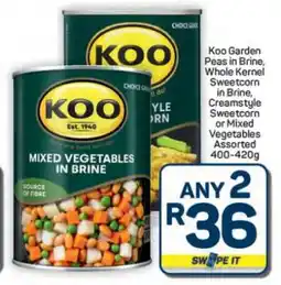 Pick n Pay Hypermarket KOO Mixed Vegetables Assorted offer