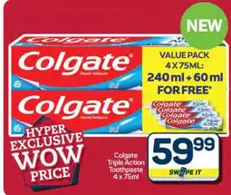 Pick n Pay Hypermarket Colgate Triple Action Toothpaste offer