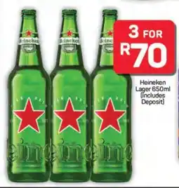 Pick n Pay Hypermarket Heineken Lager 650ml offer
