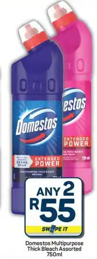 Pick n Pay Hypermarket Domestos Multipurpose Thick Bleach Assorted 750ml offer