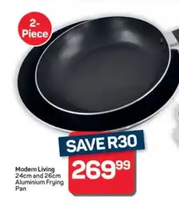 Pick n Pay Hypermarket Modern Living 24cm and 26cm Aluminium Frying Pan offer