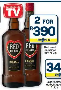 Pick n Pay Hypermarket Red Heart Jamaican Rum offer