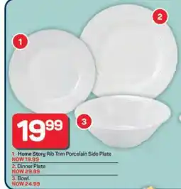 Pick n Pay Hypermarket Home Story Rib Trim Porcelain Side Plate offer