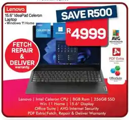 Pick n Pay Hypermarket Lenovo 15.6” IdeaPad Celeron Laptop offer