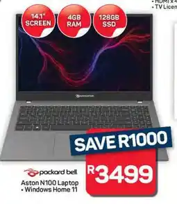 Pick n Pay Hypermarket Packard Bell Aston N100 Laptop offer