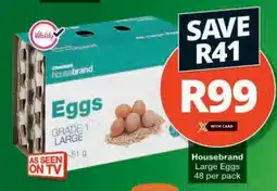 Checkers Housebrand Large Eggs offer