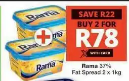 Checkers Rama 37% Fat Spread offer