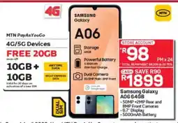 Pick n Pay Hypermarket Samsung Galaxy A06 64GB offer