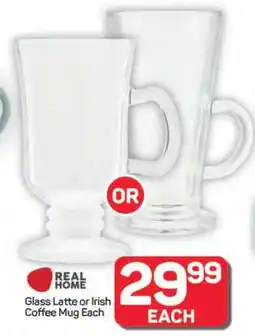 Pick n Pay Hypermarket Glass Latte or Irish Coffee Mug offer