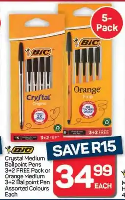 Pick n Pay Hypermarket BIC Ballpoint Pens 5-Pack offer