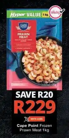 Checkers Cape Point Frozen Prawn Meat 1kg offer