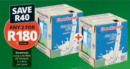 Checkers Dewfresh Long Life Milk offer