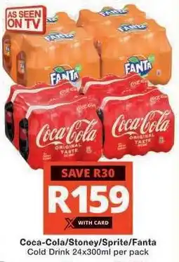 Checkers Coca-Cola/Stoney/Sprite/Fanta offer