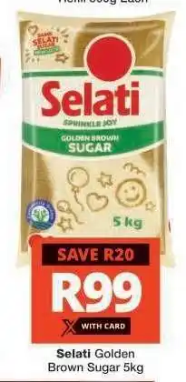 Checkers SELATI GOLDEN BROWN SUGAR 5kg offer