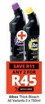 Checkers ALBEX THICK BLEACH offer