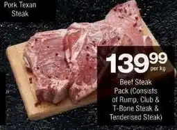 Checkers Beef Steak Pack offer