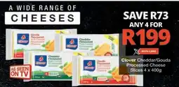 Checkers Clover Cheddar/Gouda Processed Cheese Slices offer