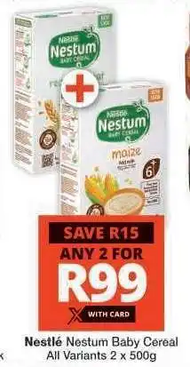 Checkers Nestlé Nestum Baby Cereal offer